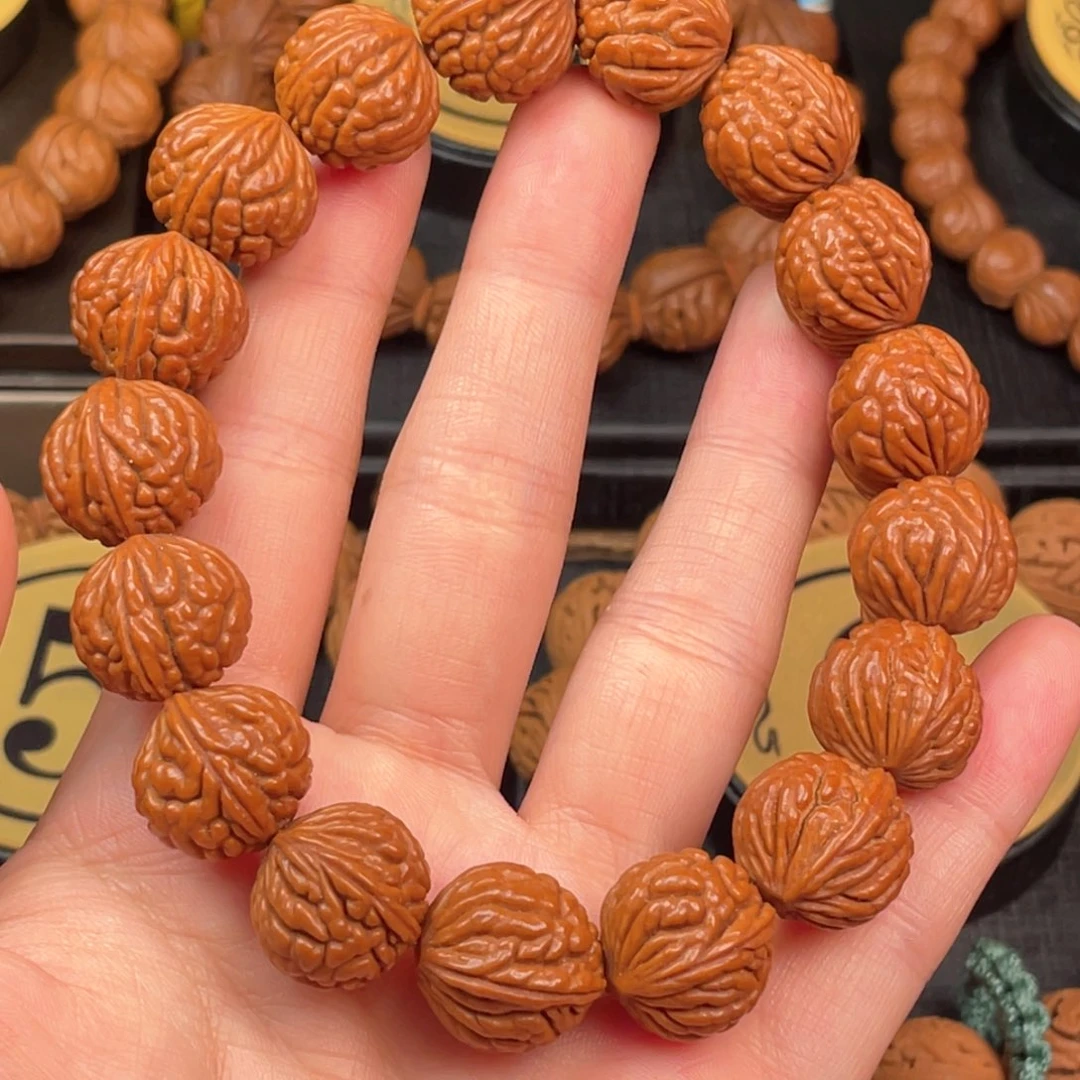 吊坠桃核荔枝纹17