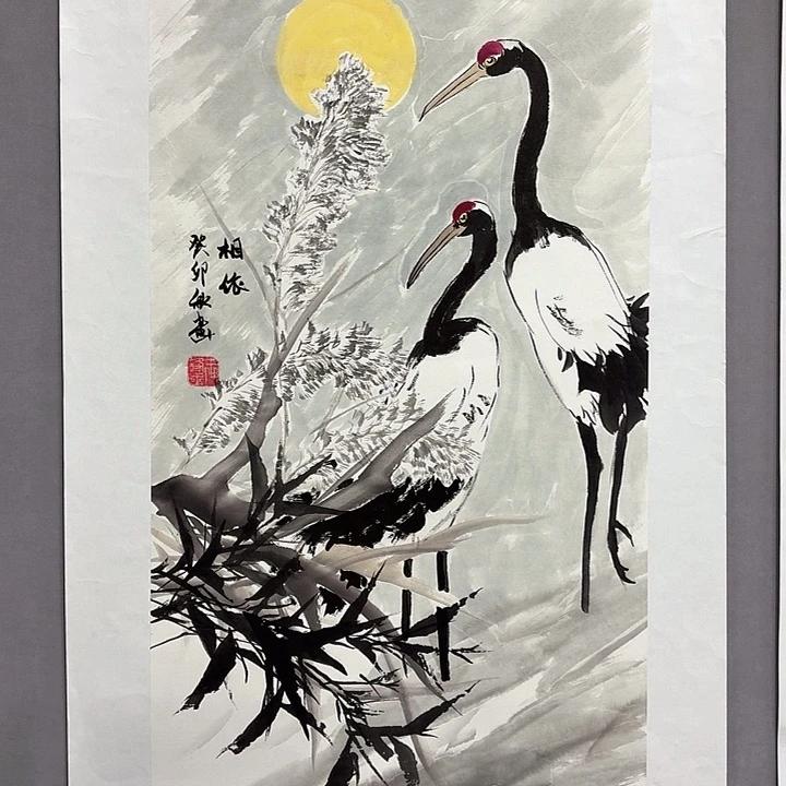 国画亲笔手绘放心去藏