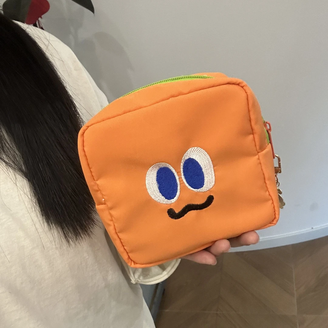 ZY自制小清新外出ins零钱小方包耳机包五月天周边胡萝卜卜收纳包