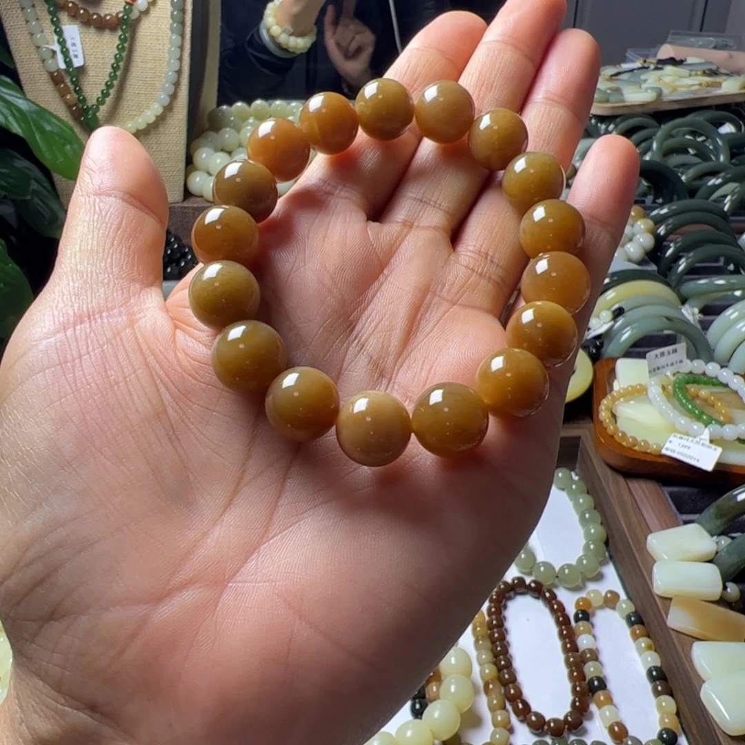小***茶手链未镶嵌和田玉