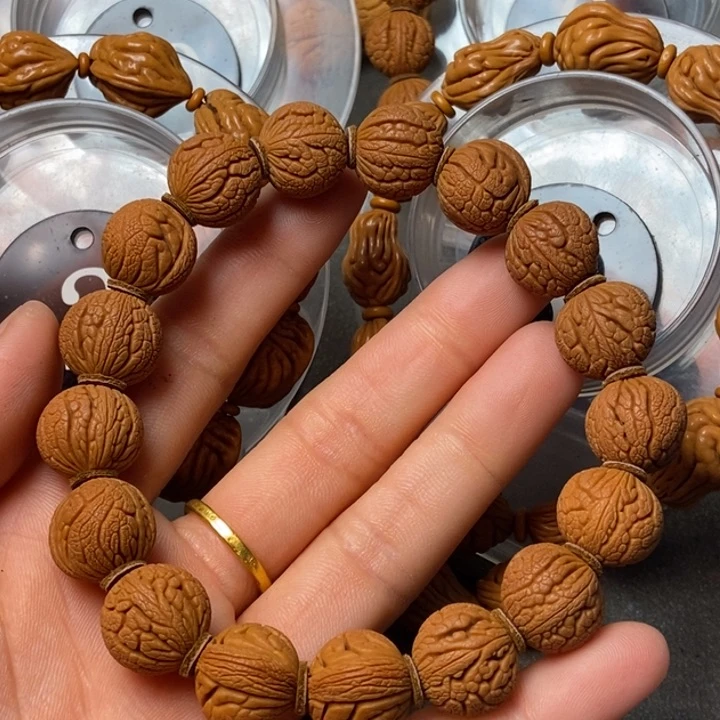 吊坠桃核陕西秦岭山桃核15