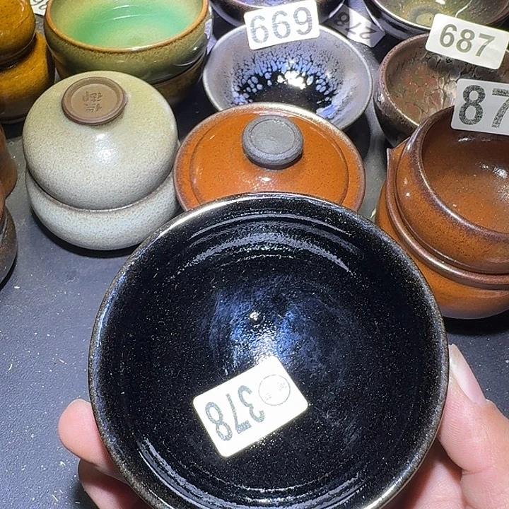 茶盏建盏瑕疵建盏