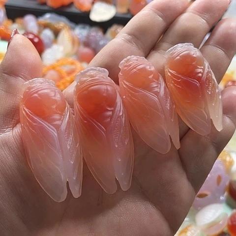 未镶嵌颈饰玛瑙/玉髓青*