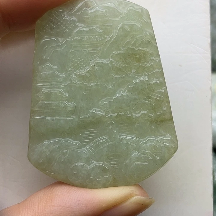翡翠未镶嵌颈饰翡翠