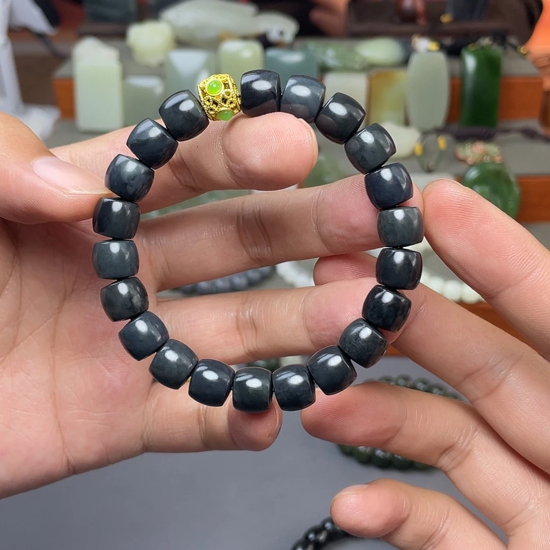 和田玉未镶嵌手链