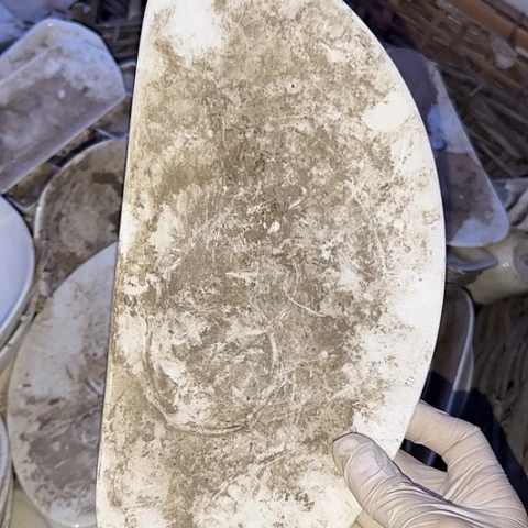 瓷片国营厂库存微瑕28厘米