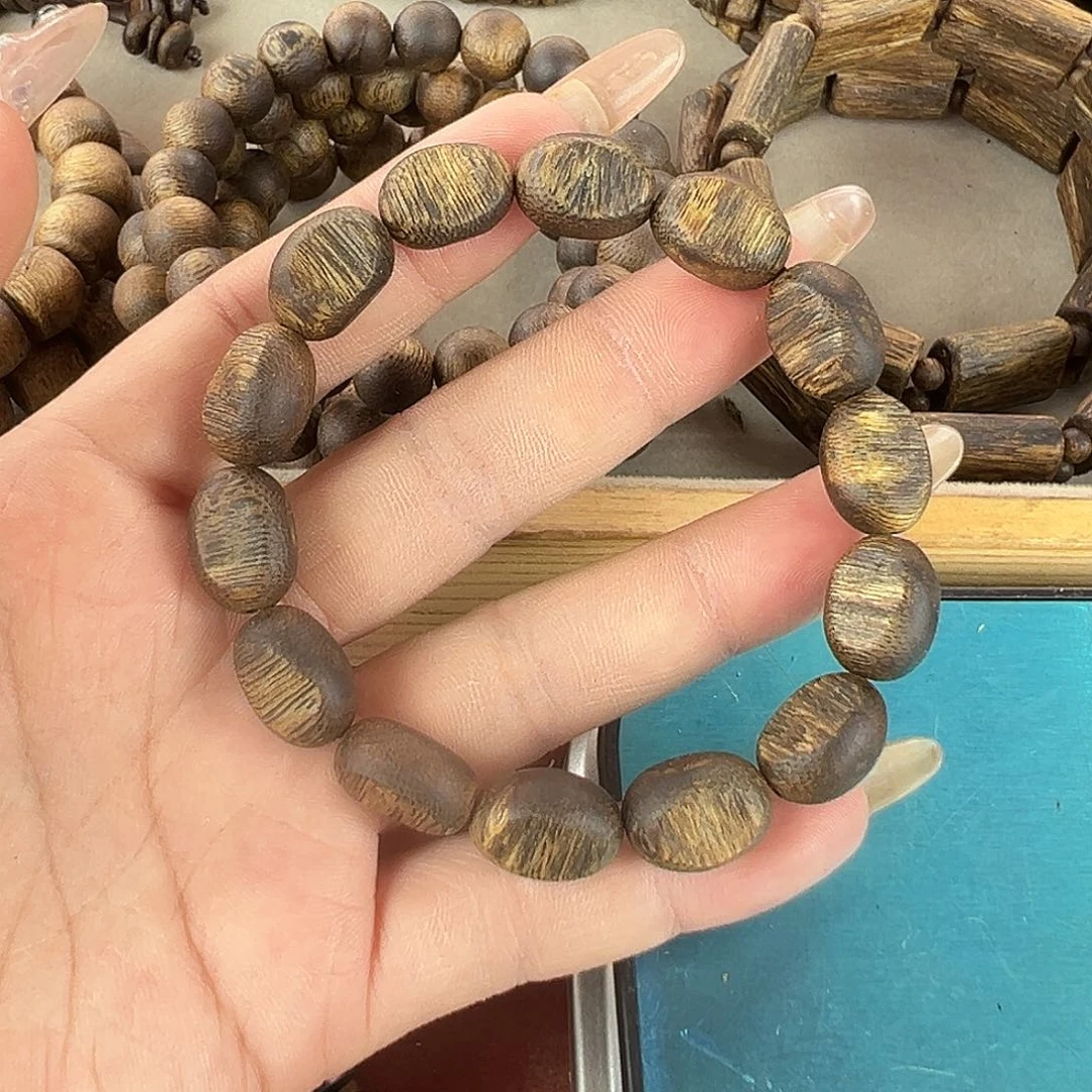 沉香碎屑沉香卡10留疤单圈沉浮9.5g