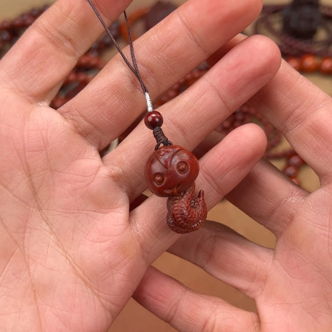 檀香紫檀（小叶紫檀）吊坠蛇宝吊坠，29.8款