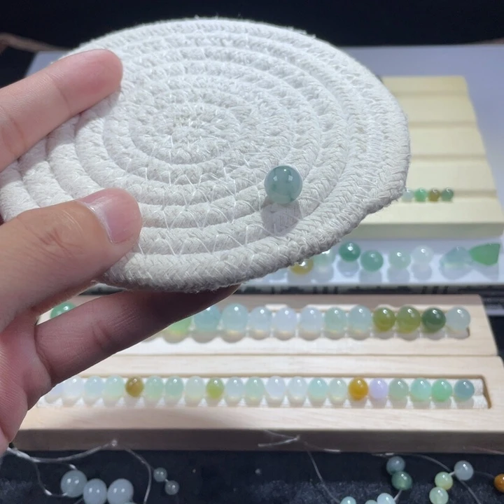 定制翡翠未镶嵌卡9.9 单颗