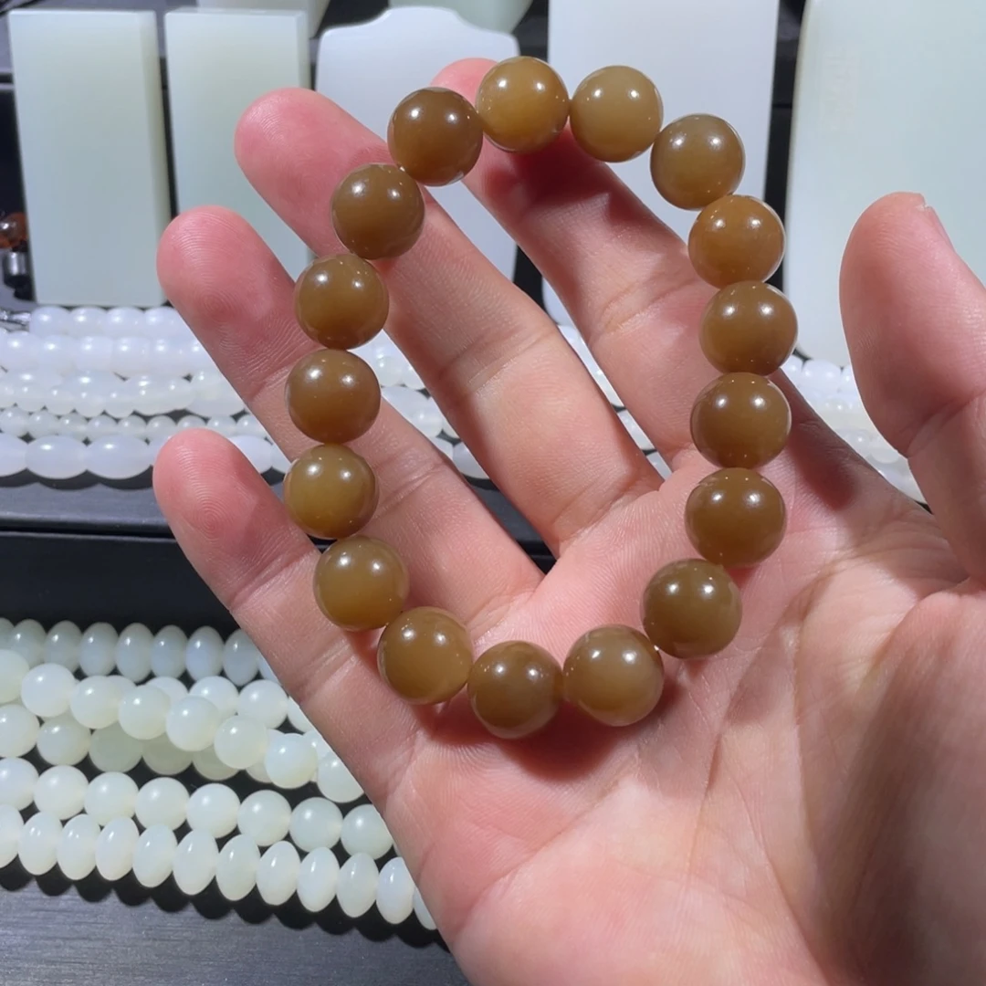 和田玉未镶嵌颈饰手串