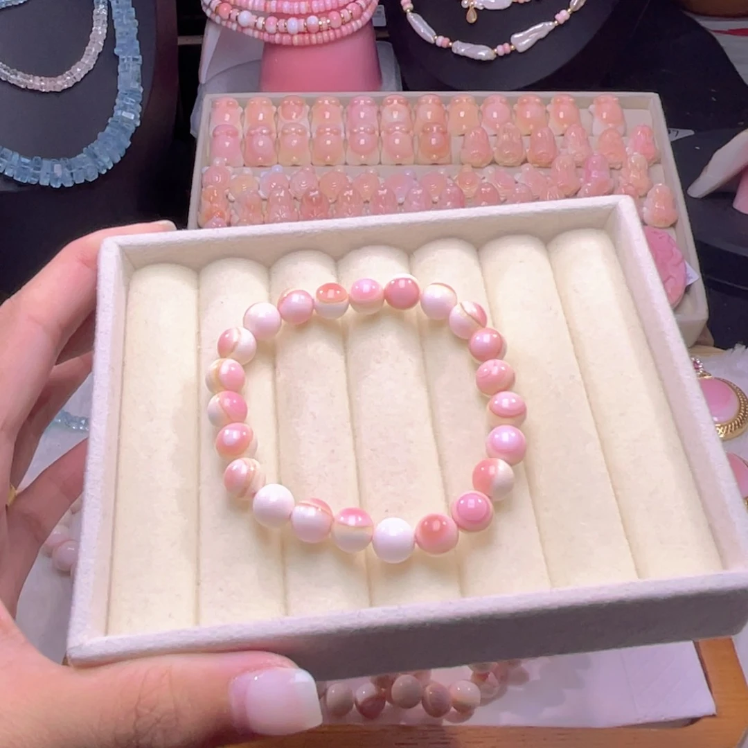 未镶嵌海螺珠手绳呆福利