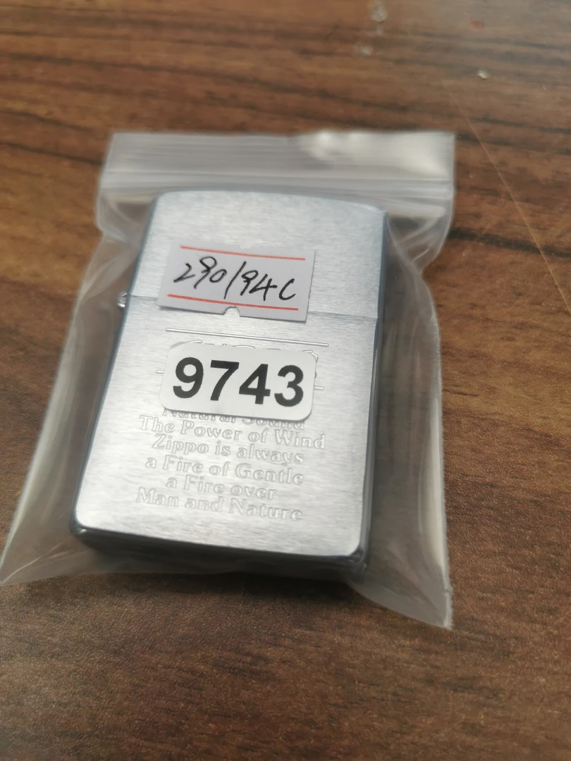 Zippo打火机回血94C拉丝Z标-9743
