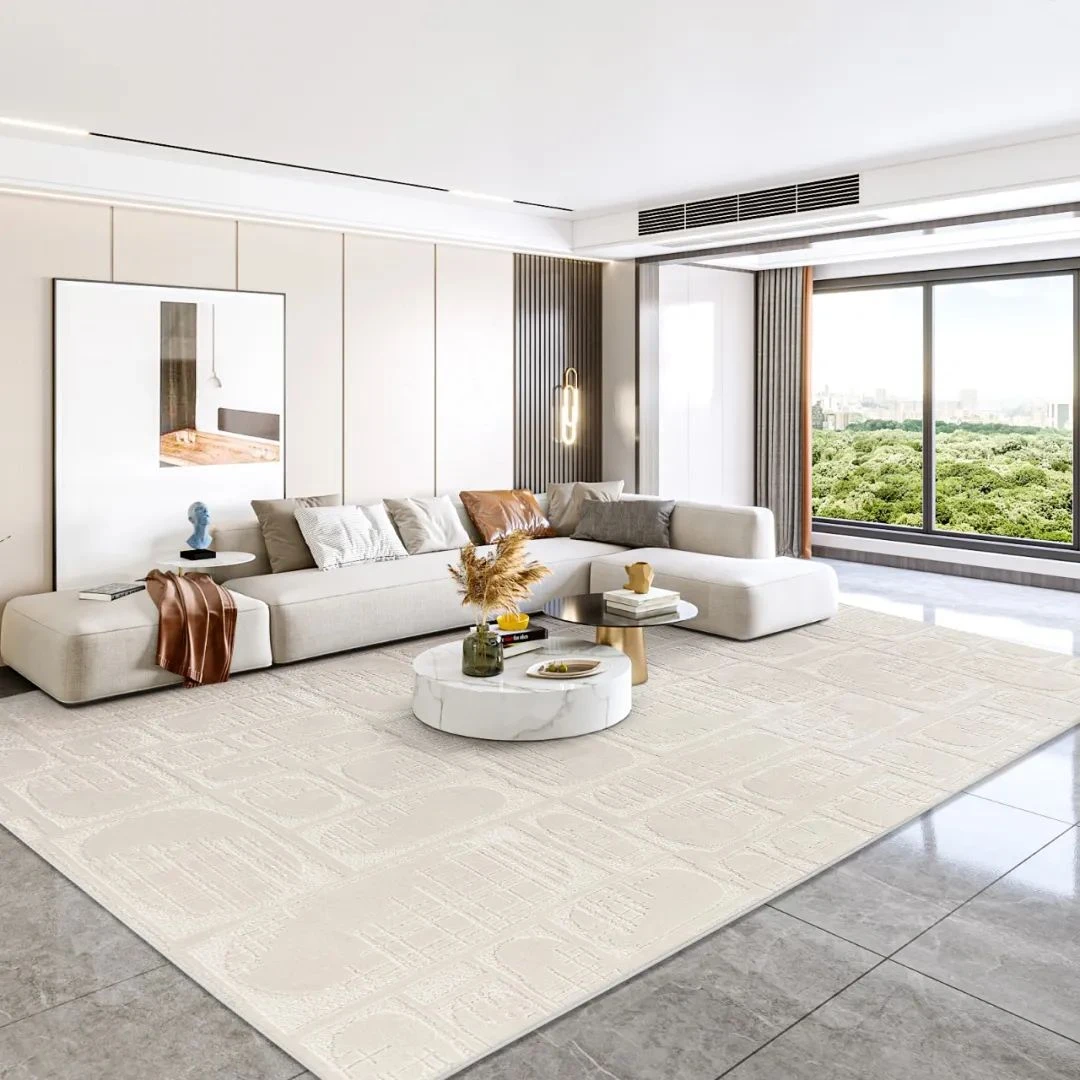 奥赛防水硅藻丝抗污地毯客厅茶几卧室沙发毯防滑加厚耐脏定制