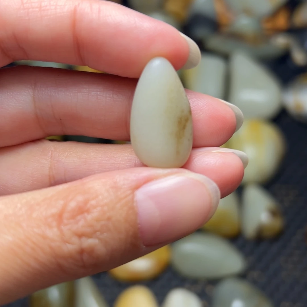 和田玉未镶嵌挂件A26