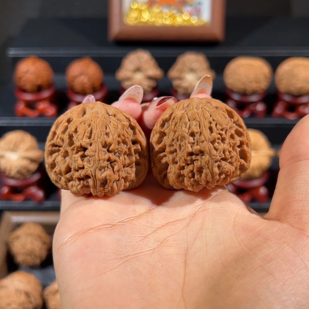 文玩核桃把件南将石42