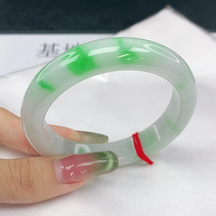 翡翠未镶嵌手镯圈55，58031