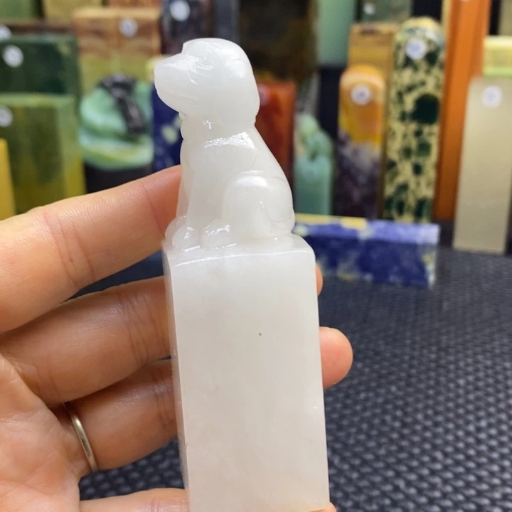 云南石青田石印章石