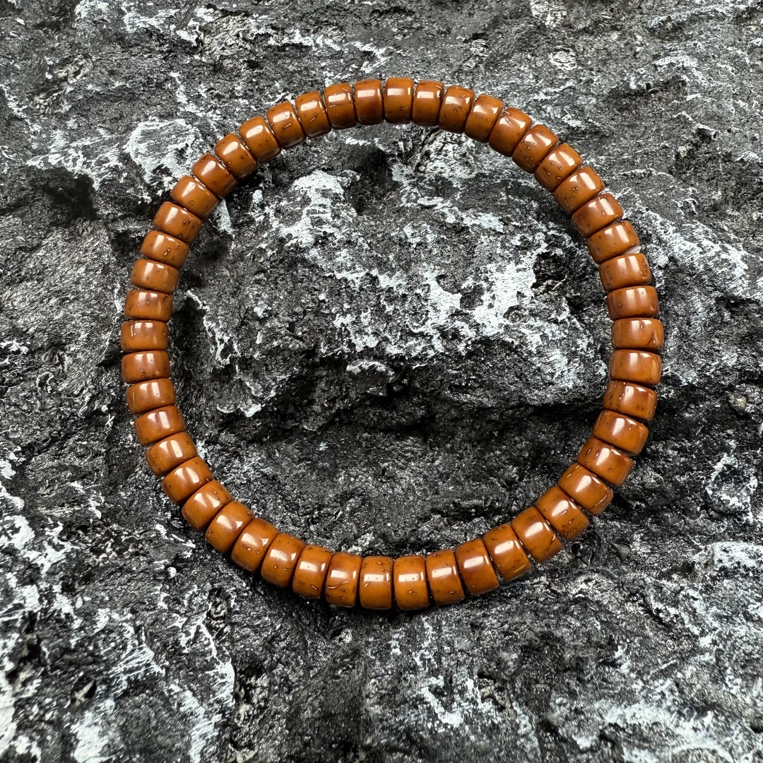 【无同文玩】药片鼠尖—纯肉实心单圈手串一6mm