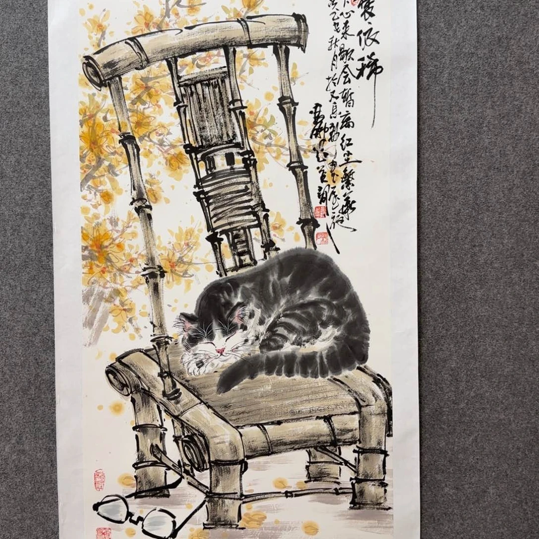 国画娄鹏老师手绘作品