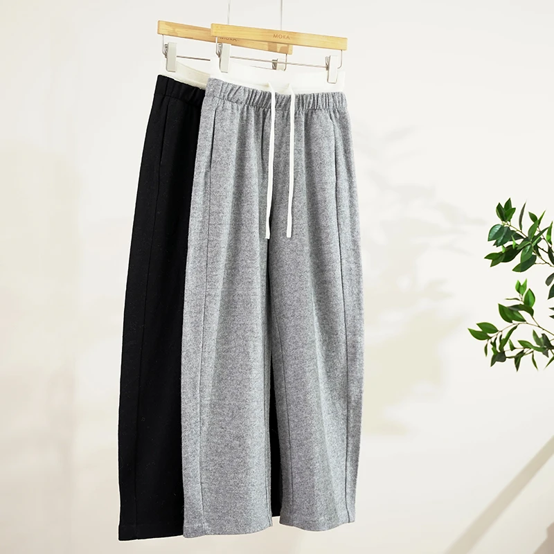 【修腿神裤】抽绳高腰精裁香蕉裤女士裤子（250006）2811