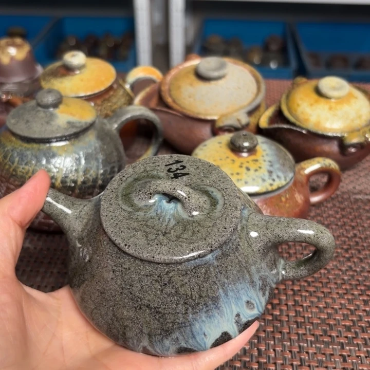 茶杯紫砂开片平盖210