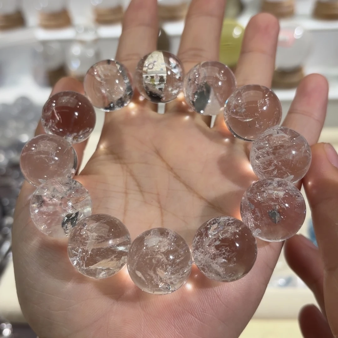 水晶手链未镶嵌妍**?手串19