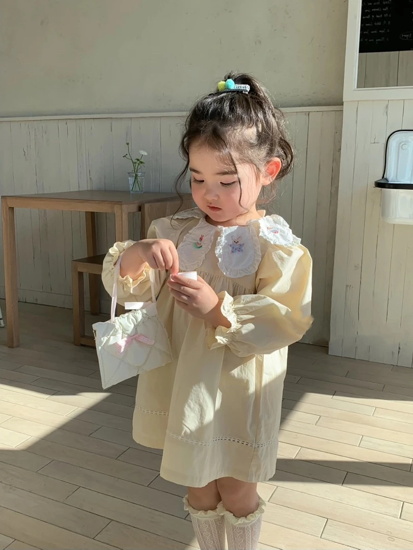 女童苏佑2025秋季甜美裙子显白