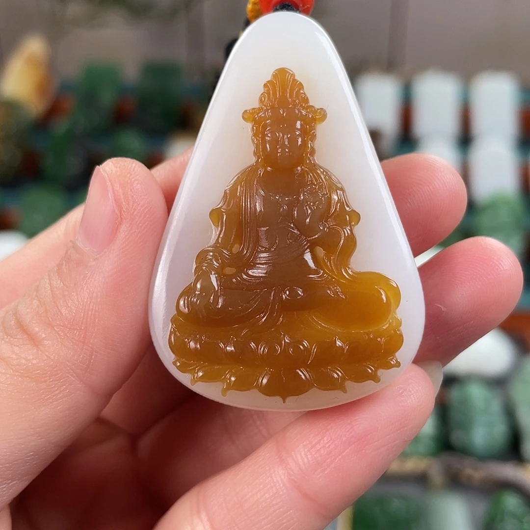 和田玉未镶嵌挂件