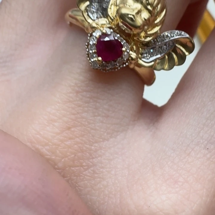戒指未镶嵌红宝石