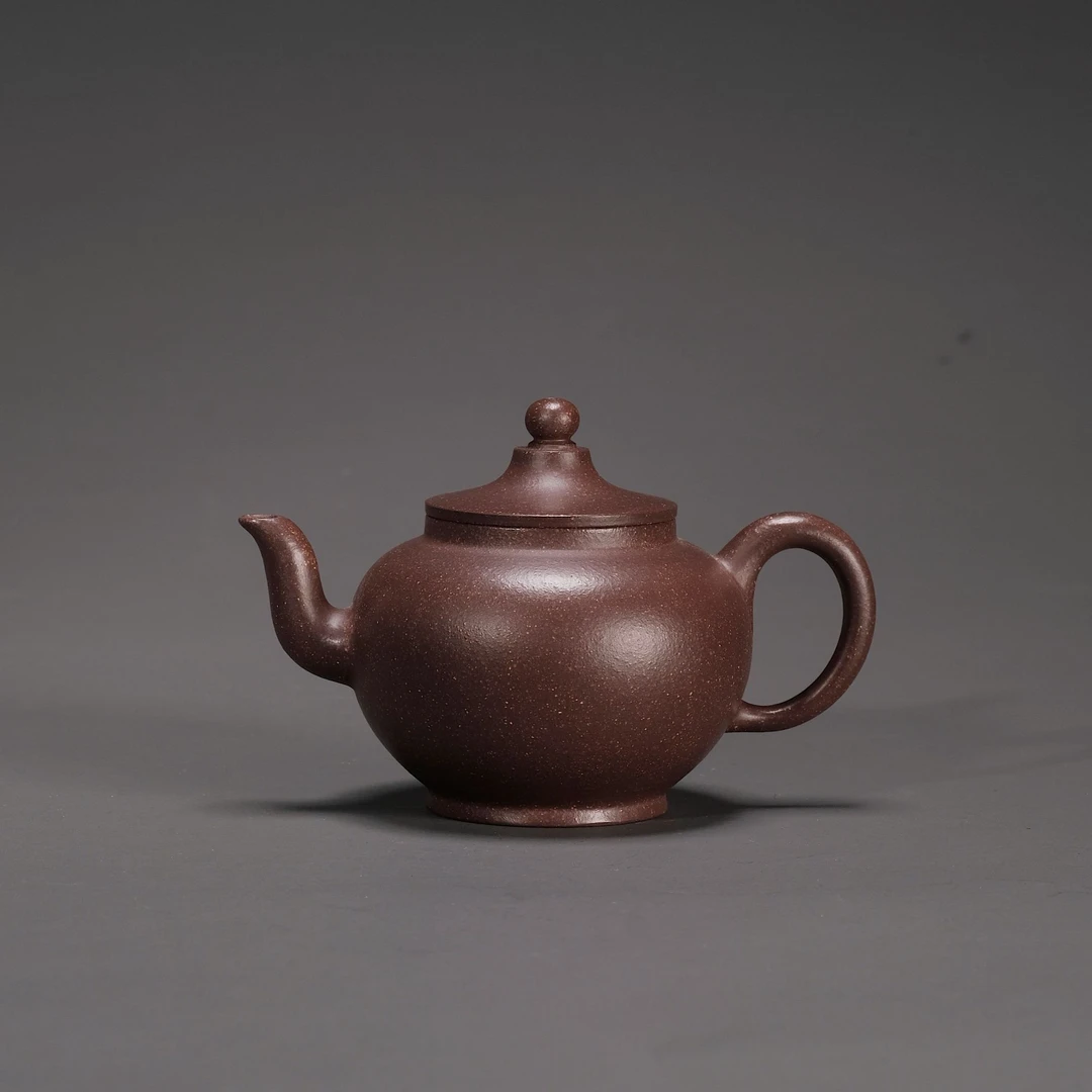 【宜子孙】笠帽宫灯壶.紫泥.容量100cc四方壶泡茶壶紫砂茶具