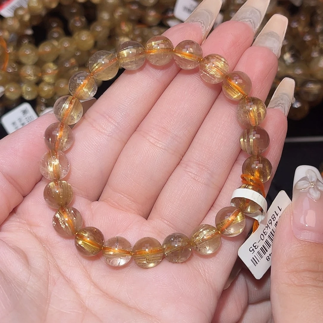 未镶嵌手串发晶卡8.8