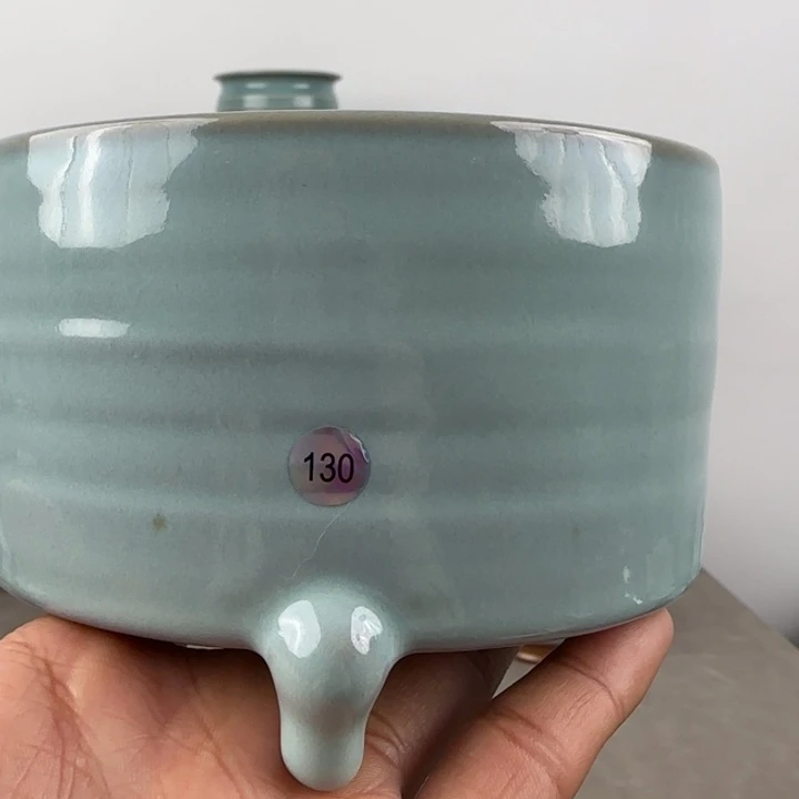 瓷片汝窑玄纹樽微瑕