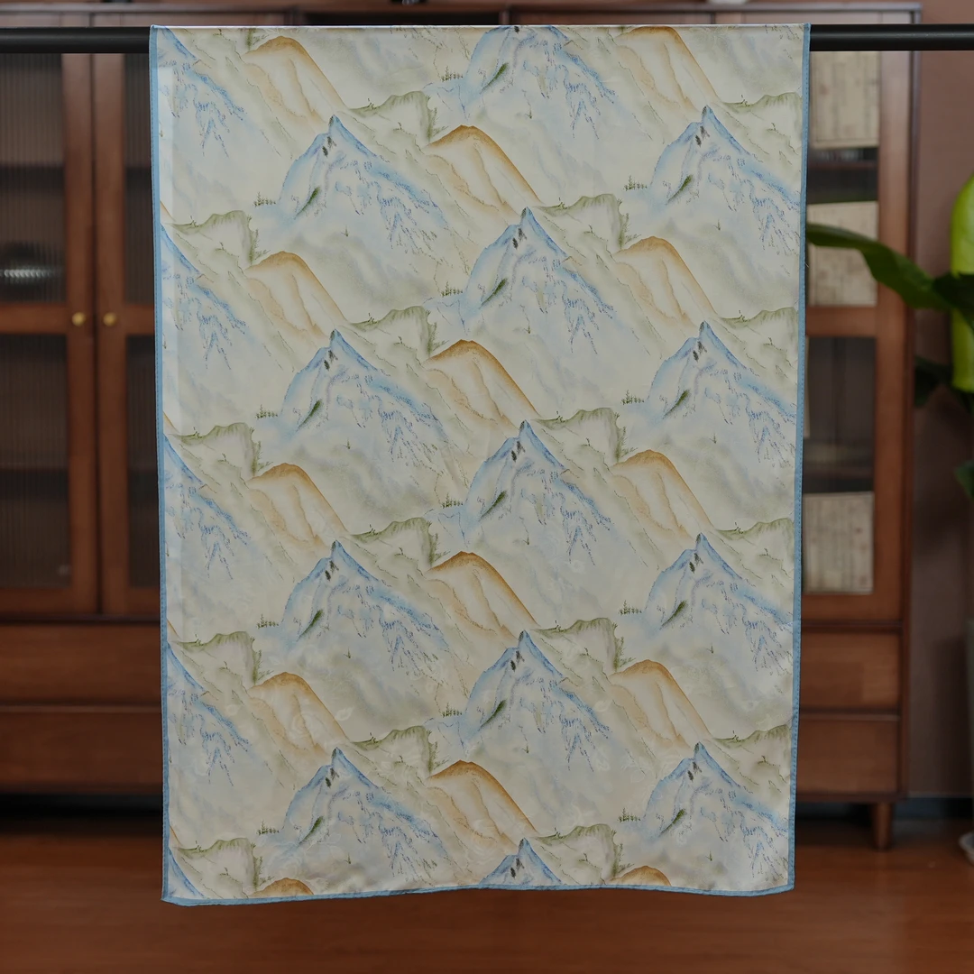 【A50-105宫丽】180*70时尚丝巾百搭女士夏季双面日常大方提花