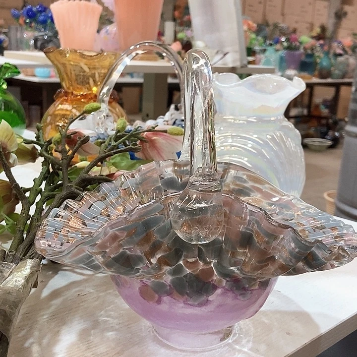 琉璃琉璃花瓶高21口21