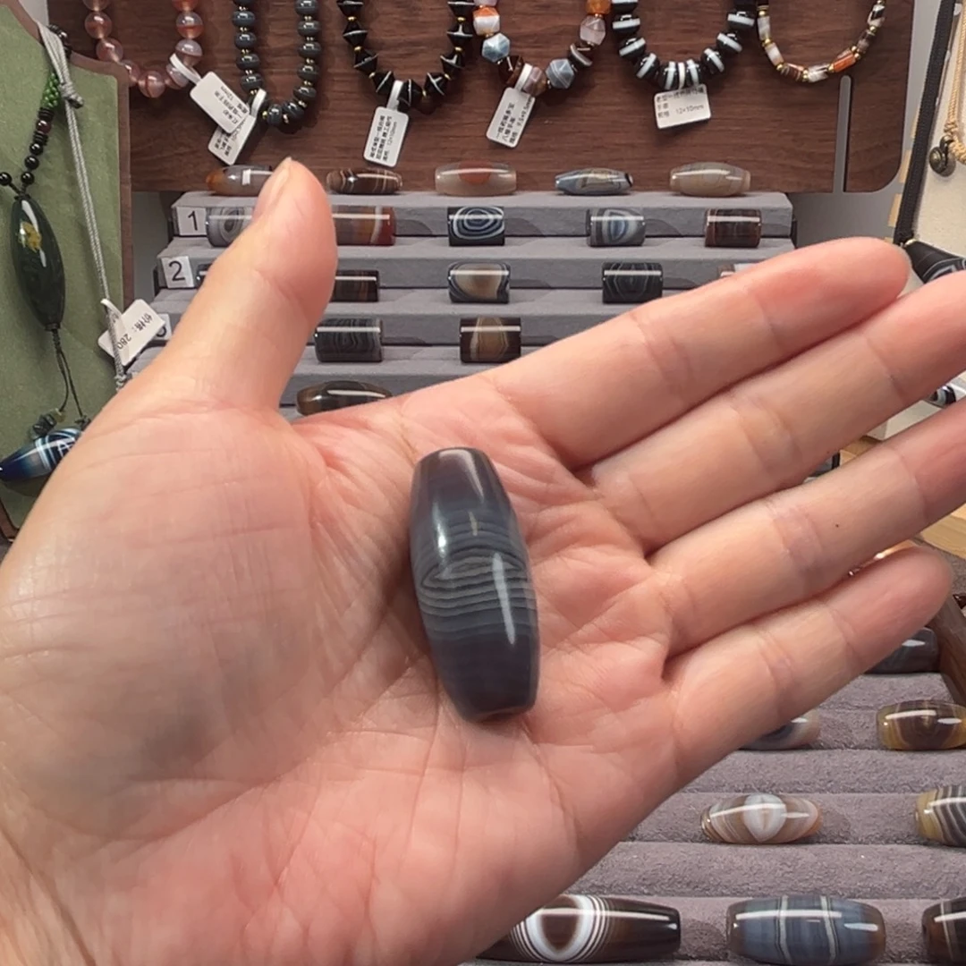 旋***律玛瑙/玉髓合金颈饰