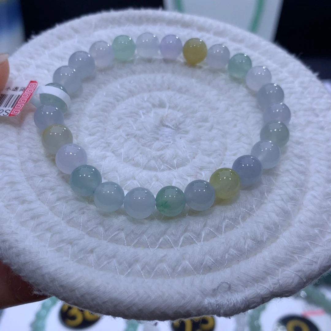 未镶嵌手链翡翠马卡龙卡7十