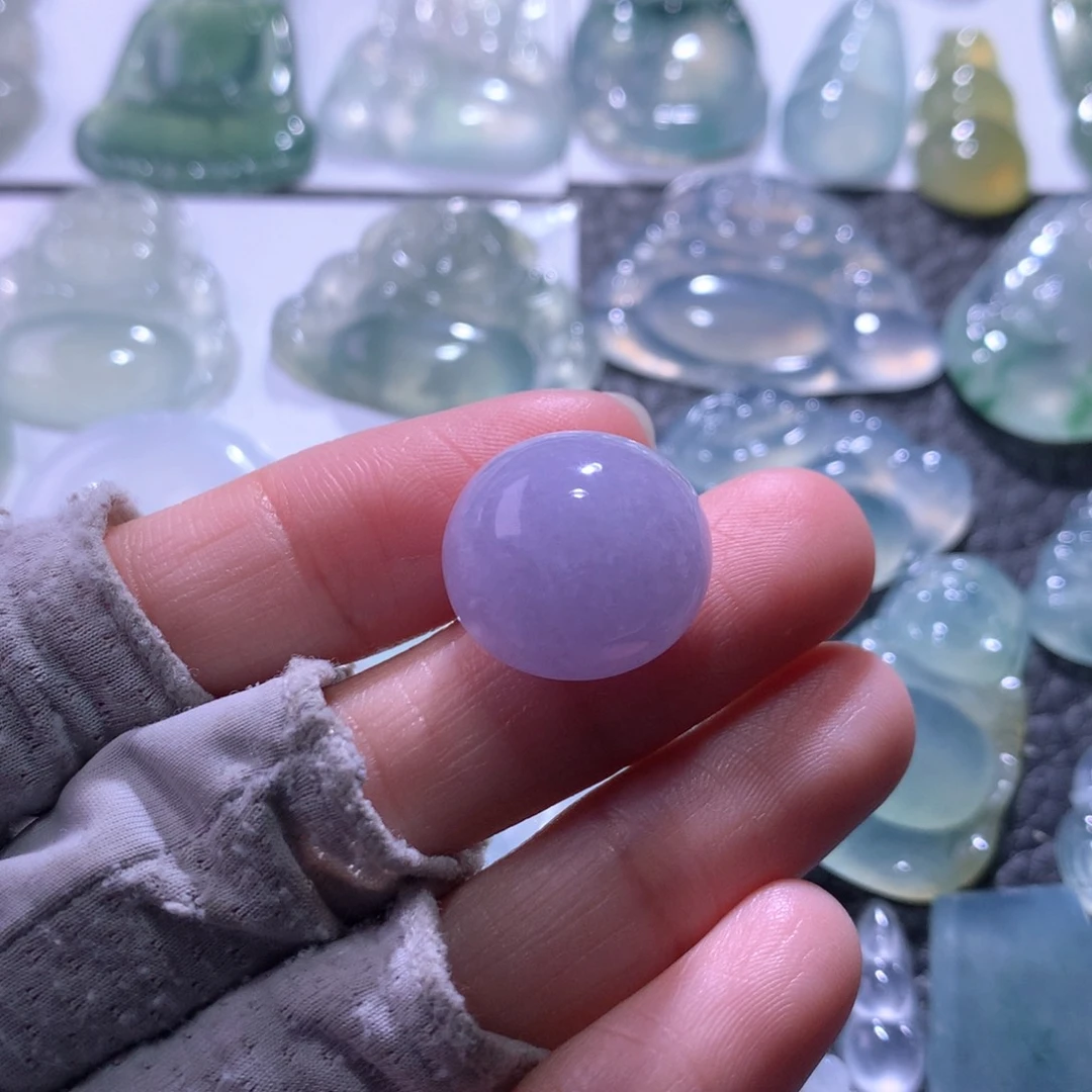 翡翠未镶嵌颈饰蛋面