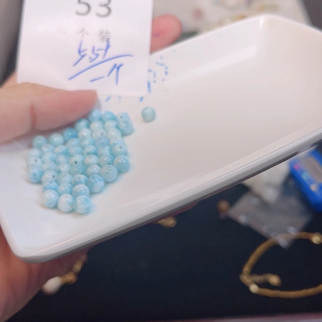 水晶珠宝半成品未镶嵌53 。