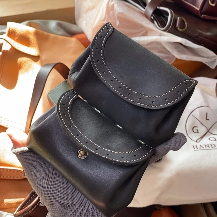 头层牛皮一组卡包收纳