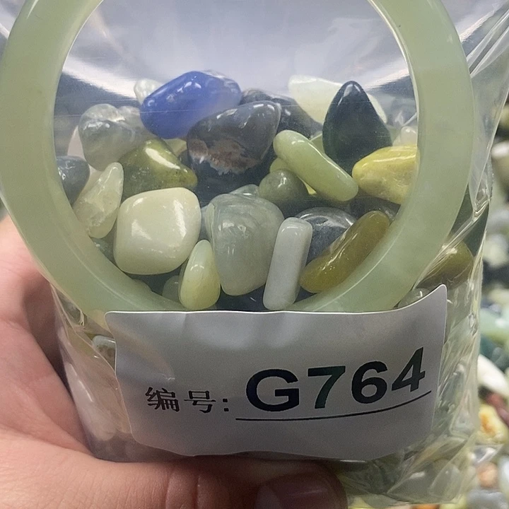 岫玉鱼缸石未镶嵌