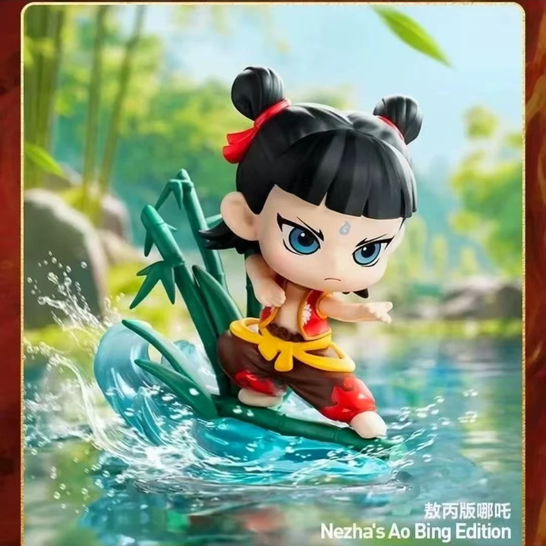 泡泡玛特哪吒之魔童闹海天生羁绊系列手办盲盒 正版周边哪吒摆件