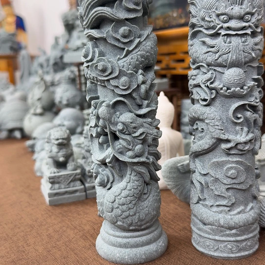 石材青砂石擎宵柱22