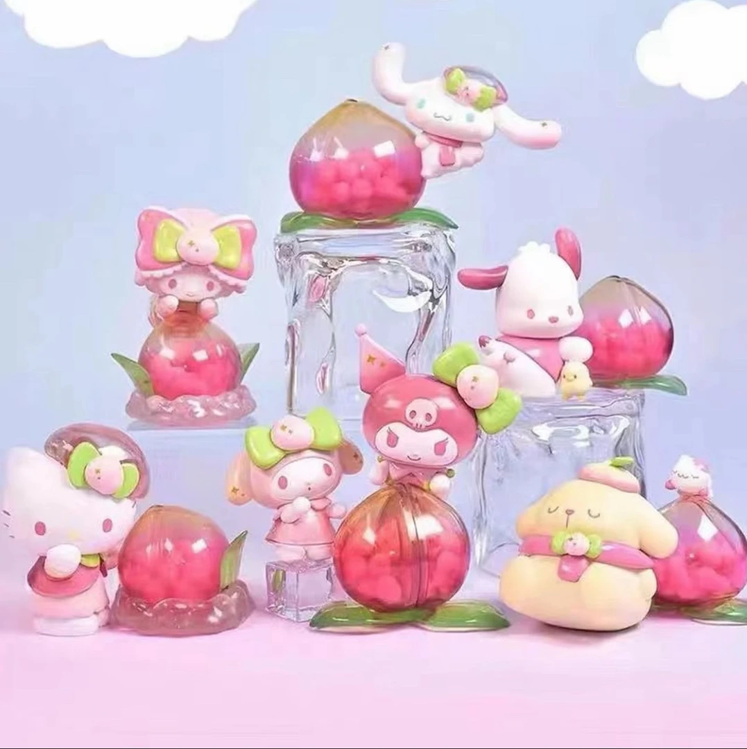 【元气桃桃乐园】三丽鸥系列正版盲盒手办