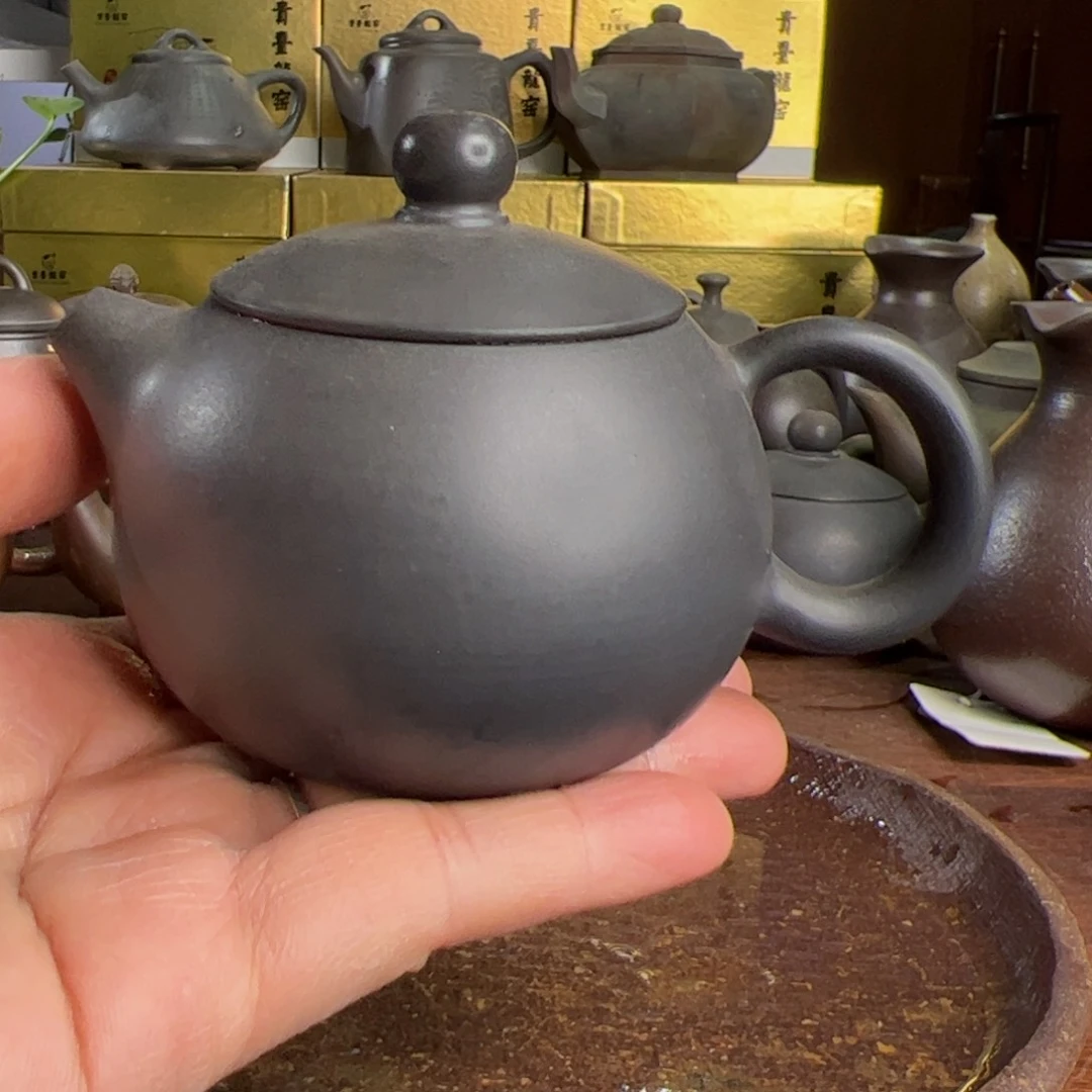 贵台龙窑柴烧茶壶112