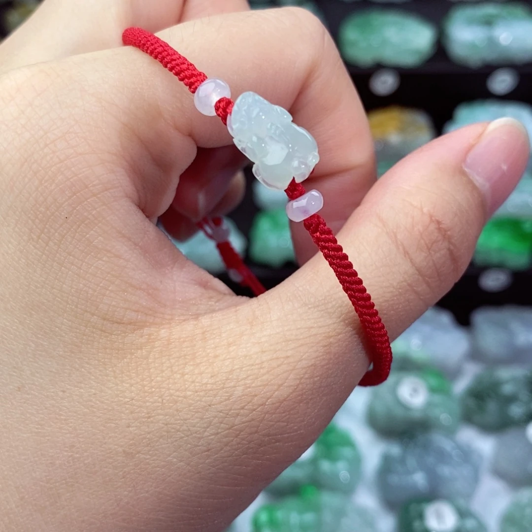 翡翠颈饰未镶嵌天然