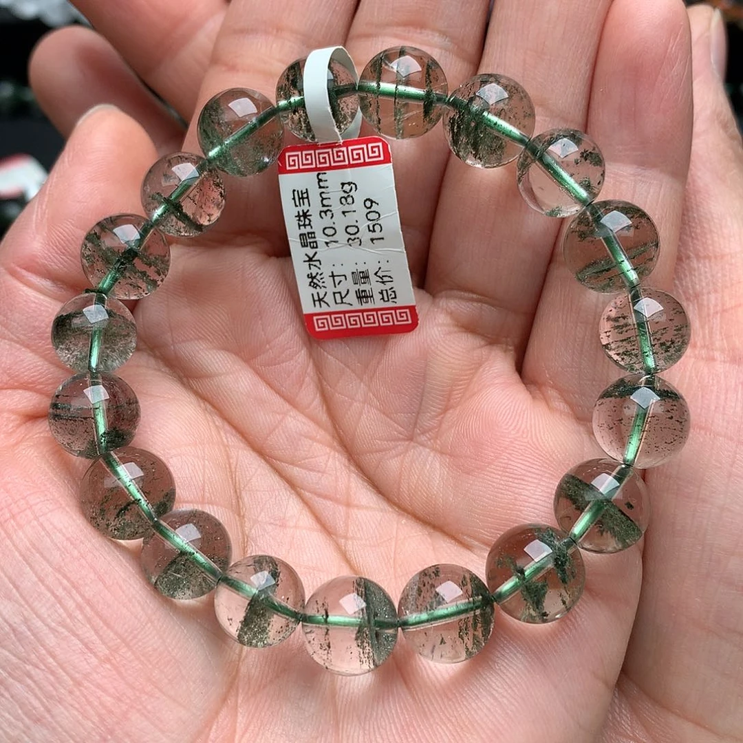 水晶手串未镶嵌天然水晶