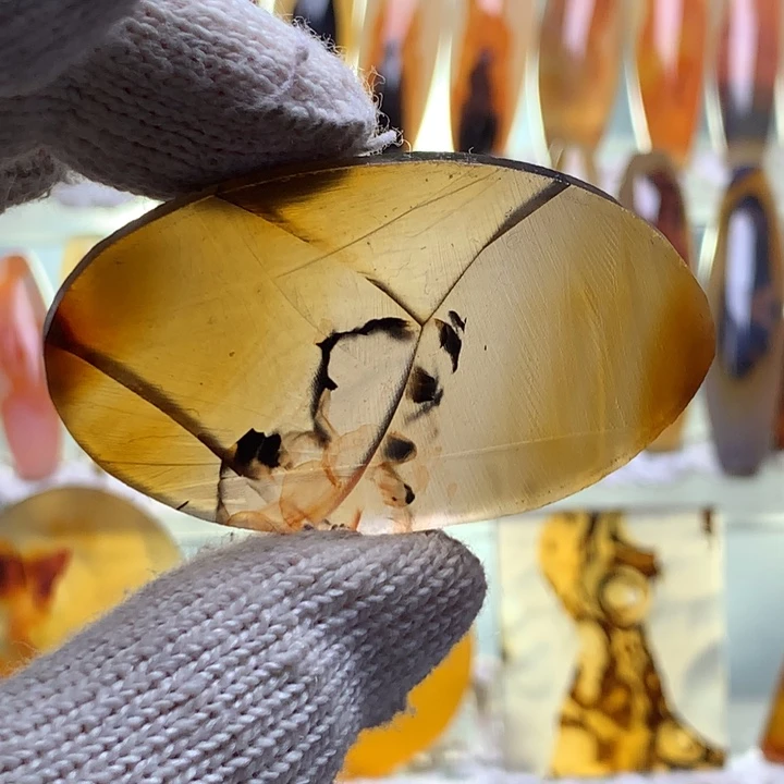 未镶嵌玛瑙/玉髓珠宝半成品108