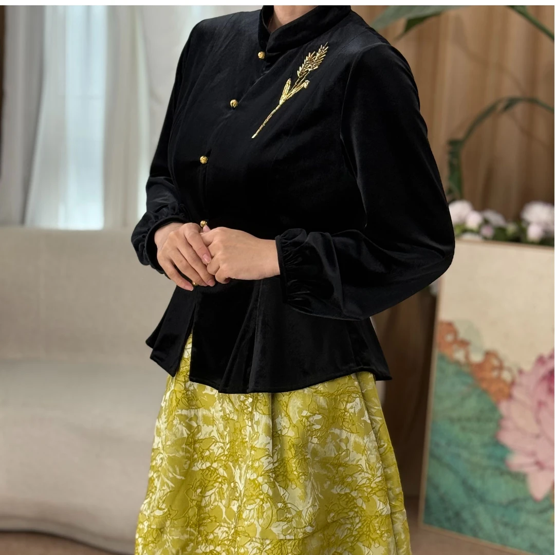 【墨影】南山崔崔国风重工气质优雅上装