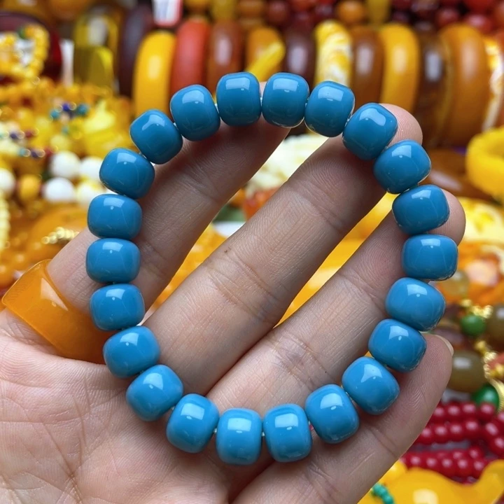 树脂制品36号蓝色手串