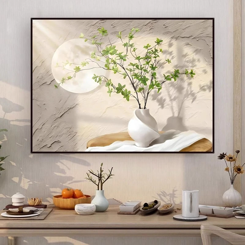 高级风床头画自粘装饰画卧室房间贴画墙贴名宿时尚简约墙画贴纸